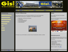 Tablet Screenshot of gisi-gmbh.ch